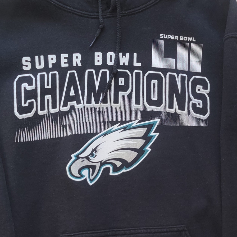 Philadelphia Eagles Black Hooded sweatshirt medium